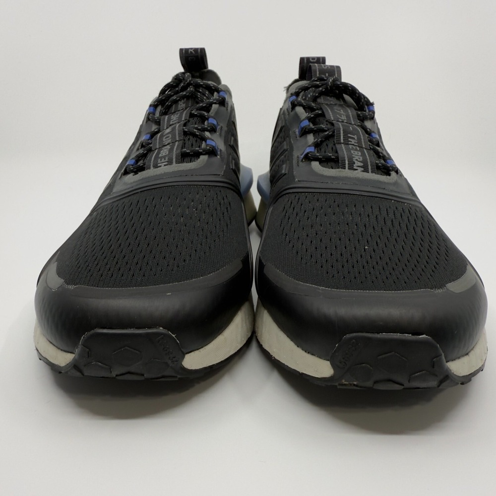Adidas NMD v3 Mens 12 Black Blue White Rush Running Shoe Trainer Sneaker Stripes - Picture 2 of 16
